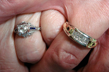 Cathy & Michael Fischer ring